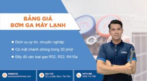 Bảng Giá Bơm Ga Máy Lạnh Limosa