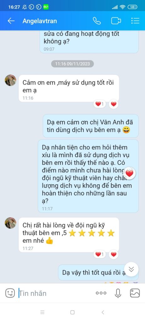Feedback khách hàng