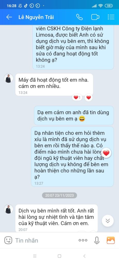 Feedback khách hàng