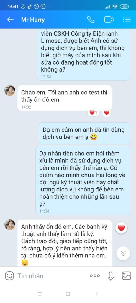 Feedback khách hàng