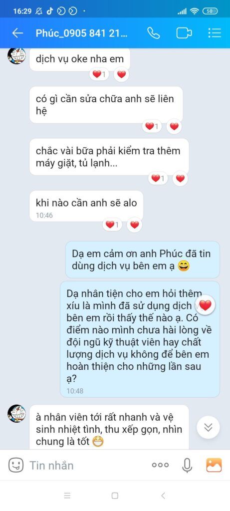 Feedback khách hàng