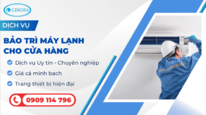 Bảo trì máy lạnh cho cửa hàng