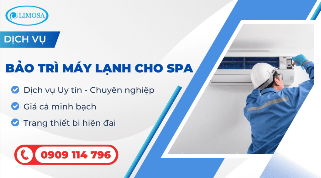 Bảo trì máy lạnh cho spa