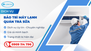 Bảo trì máy lạnh quán trà sữa