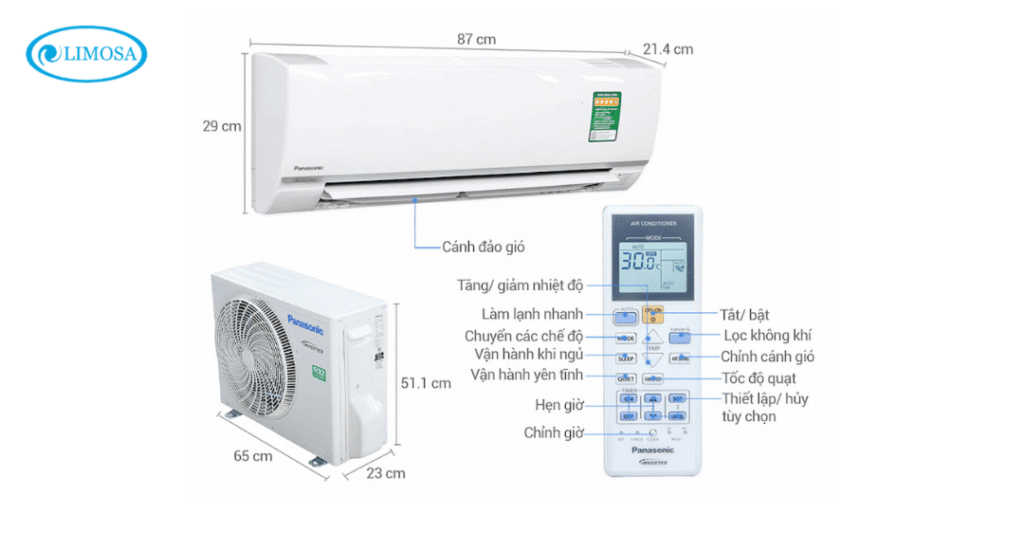 Cục nóng máy lạnh panasonic