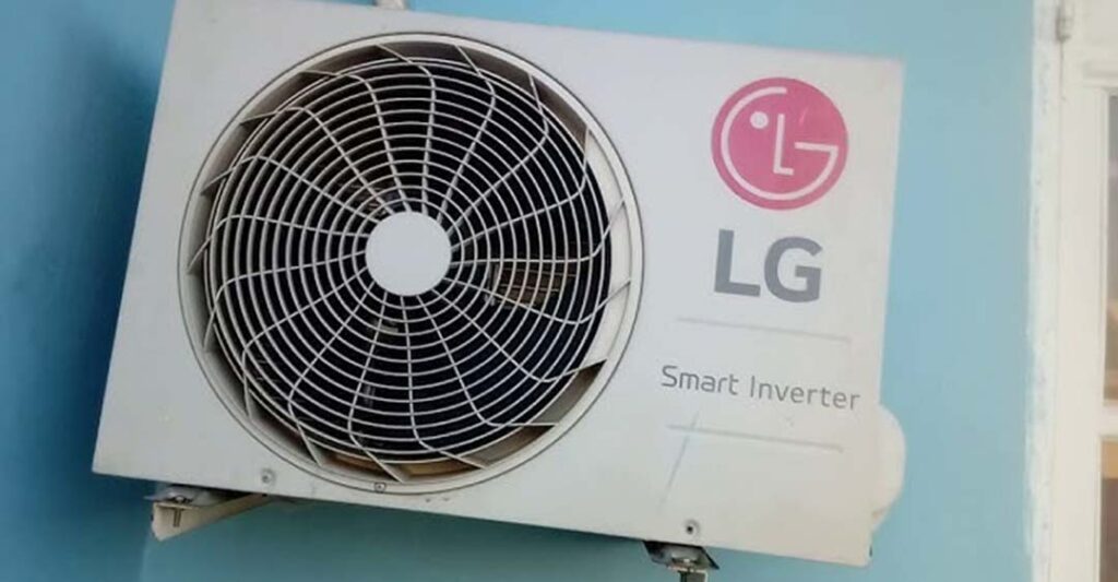 cục nóng máy lạnh LG kêu to