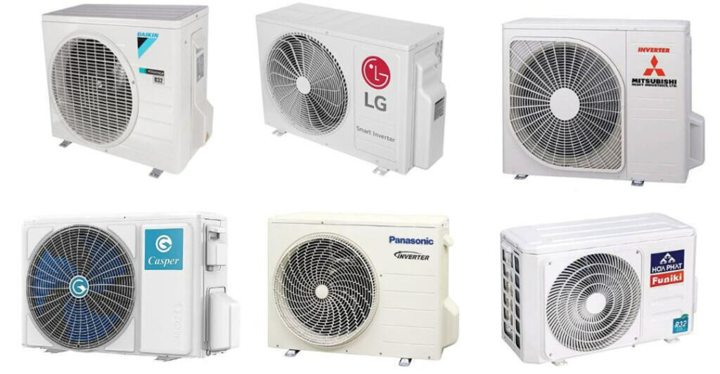 kích thước cục nóng máy lạnh