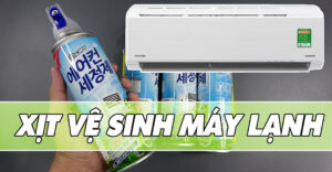 Tại sao cần sử dụng chai xịt vệ sinh máy lạnh tại nhà