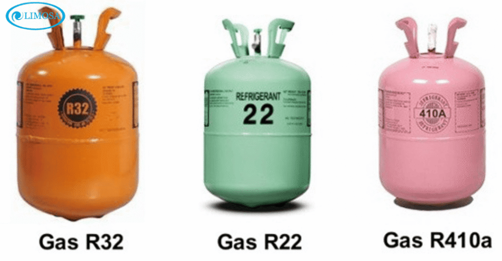 Các loại gas phổ biến
