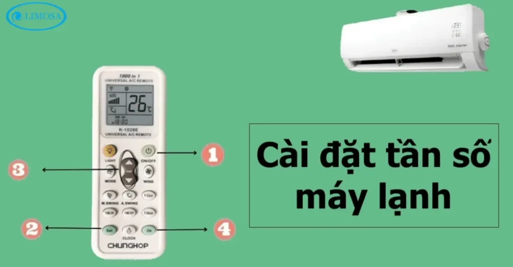 Cách dò mã điều khiển điều hòa đa năng