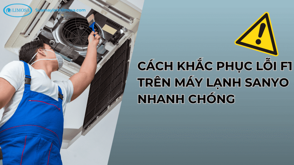 Cách khắc phục lỗi máy lạnh sanyo
