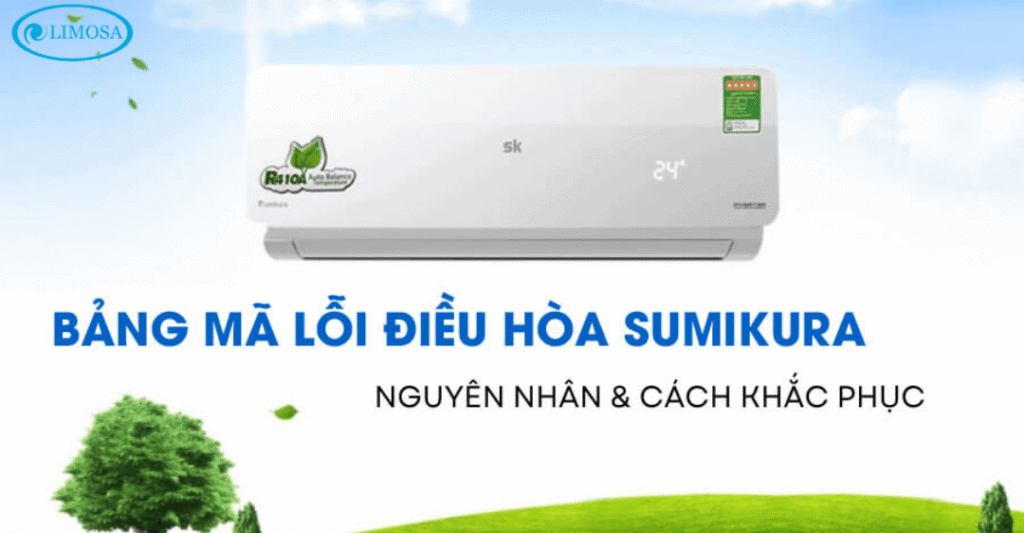 Lỗi thường gặp trên máy lạnh sumikura