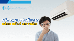 Máy lạnh có mùi gas