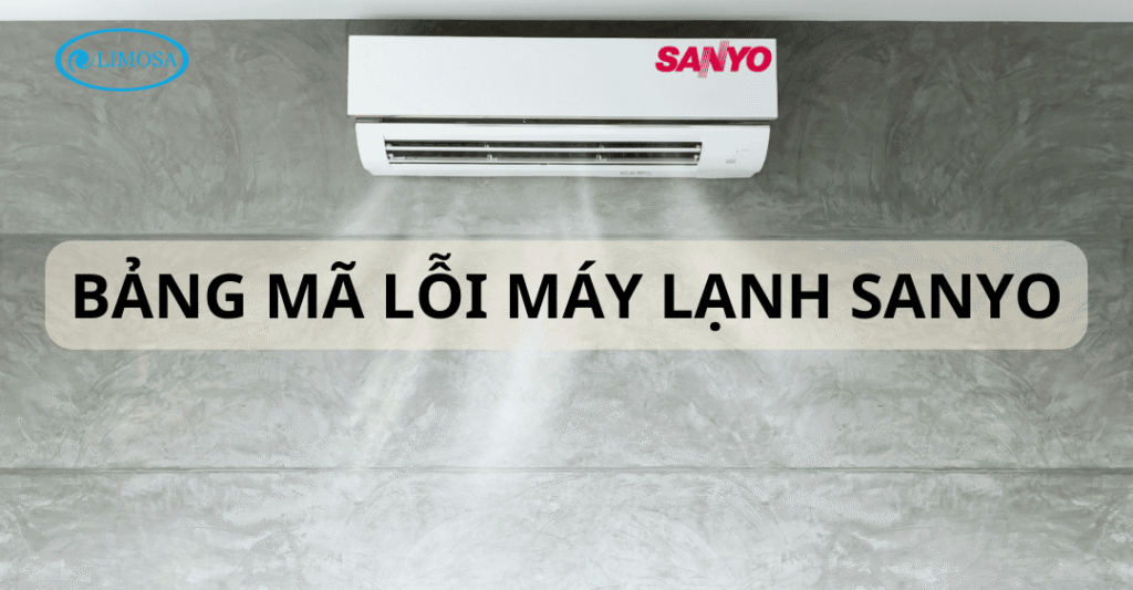Bảng mã lỗi máy lạnh sanyo