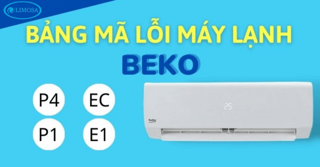 Lỗi e1 máy lạnh beko