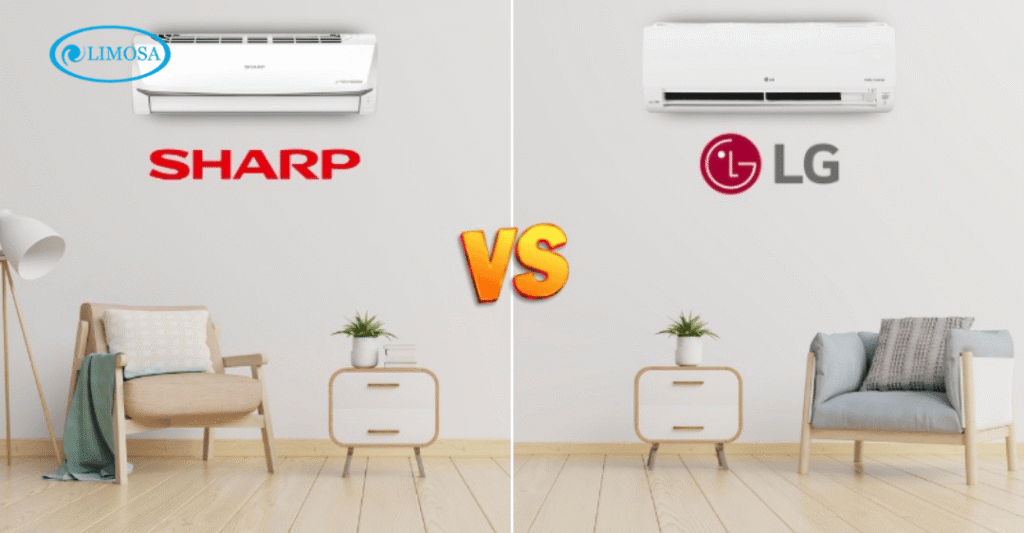 So sánh chi tiết máy lạnh sharp và lg