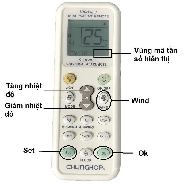 Cách dò remote đa năng