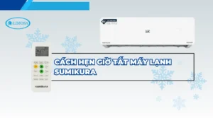 Cách hẹn giờ tắt máy lạnh Sumikura