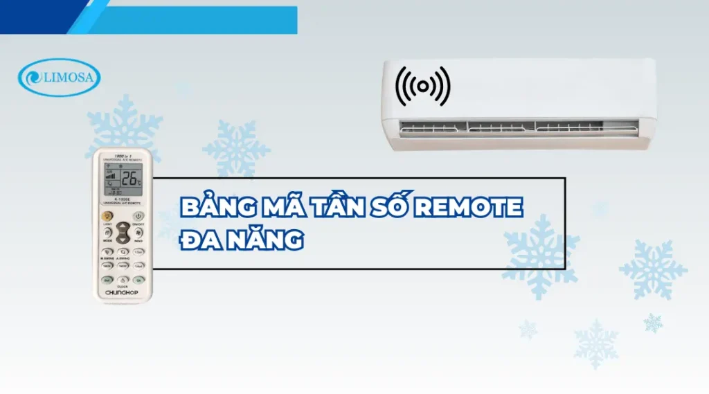 Tần số remote đa năng máy lạnh