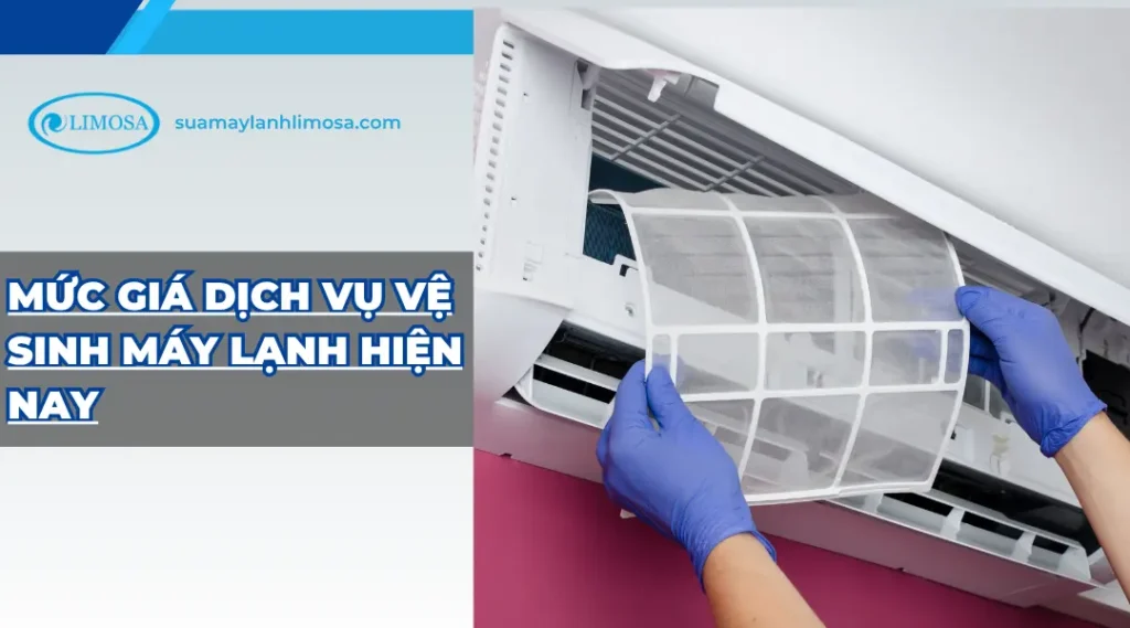 Mức giá dịch vụ vệ sinh máy lạnh hiện nay